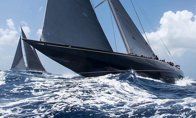 2017 St Barths Bucket Regattas - J-Class Race Day 1 © JClass - Carlo Borlenghi